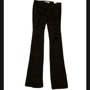 Hollister Boot Cut Ripped Jeans